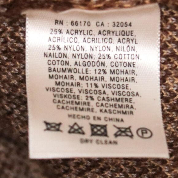 Anthropologie Sparrow Womens Pencil Skirt Size Medium Brown Jacquard 70s Boho - Picture 6 of 6